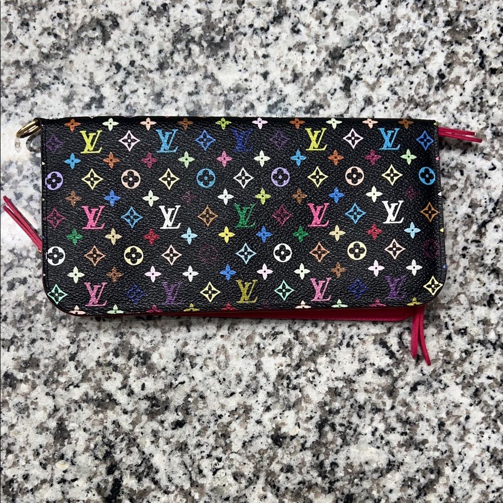 Louis Vuitton Black Multicolor Monogram Wallet